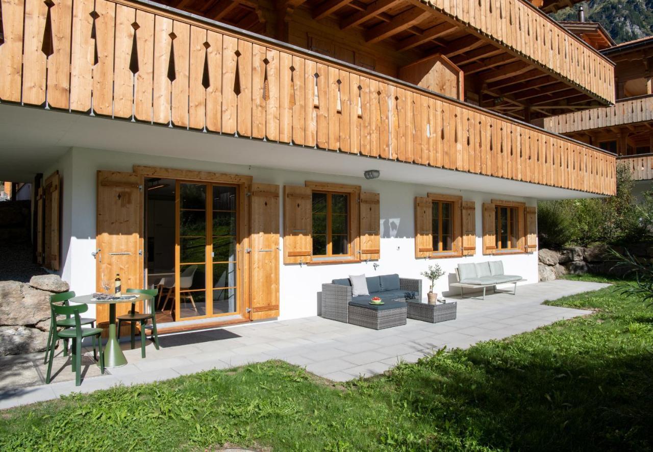 Panoramapark Soleil B Garden Apartment Wengen Exterior foto