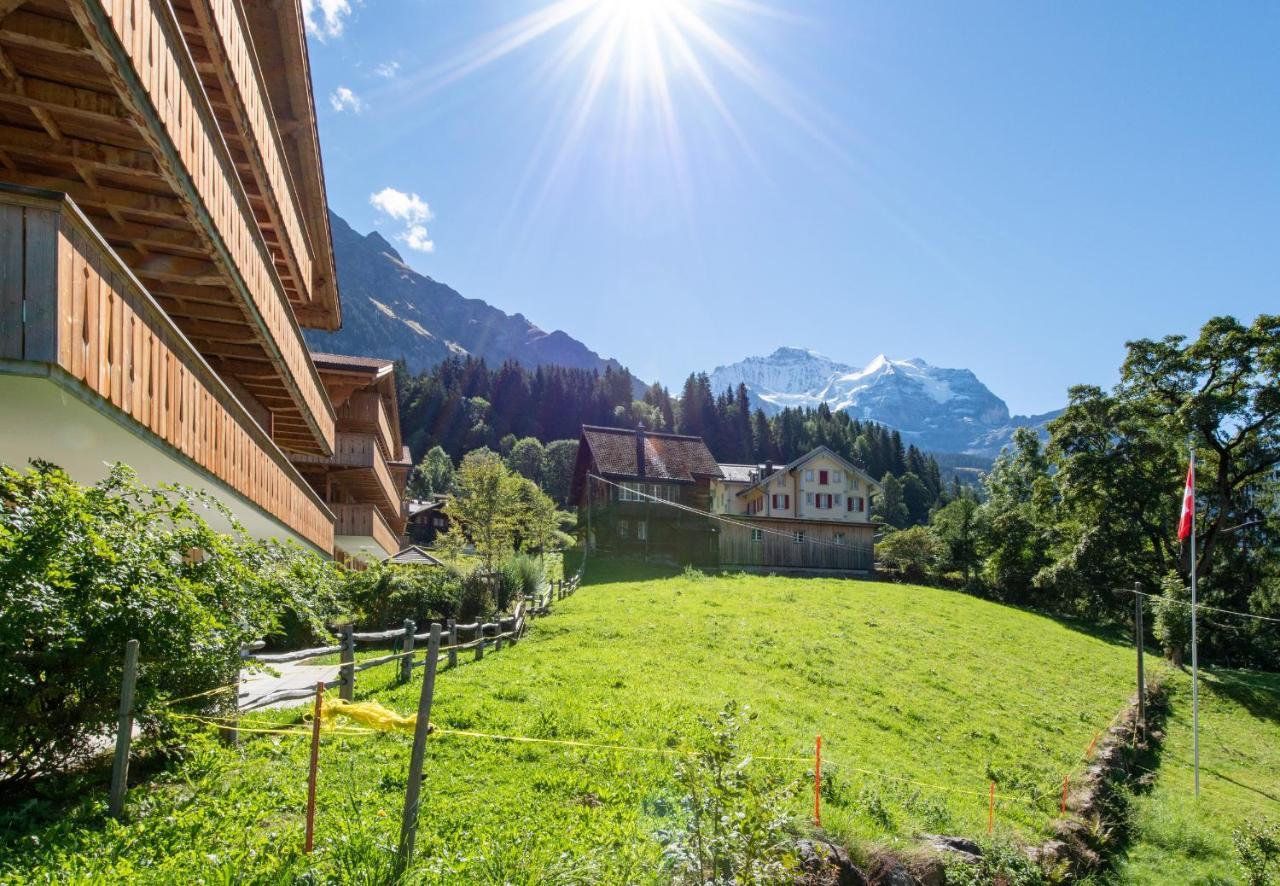 Panoramapark Soleil B Garden Apartment Wengen Exterior foto