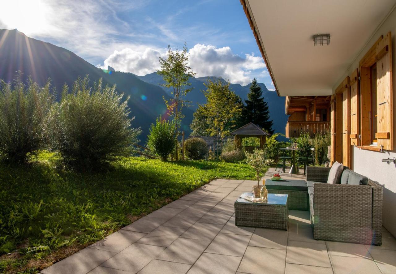 Panoramapark Soleil B Garden Apartment Wengen Exterior foto